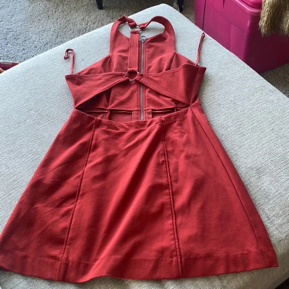 Free People Red Sleeveless Dress - Picture 3 of 12